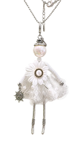 Blanche doll pendant