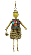 Tilda doll pendant