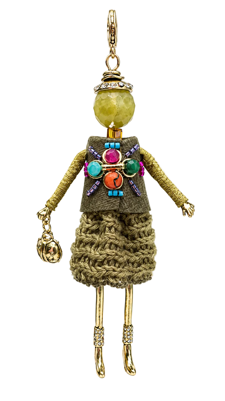 Tilda doll pendant