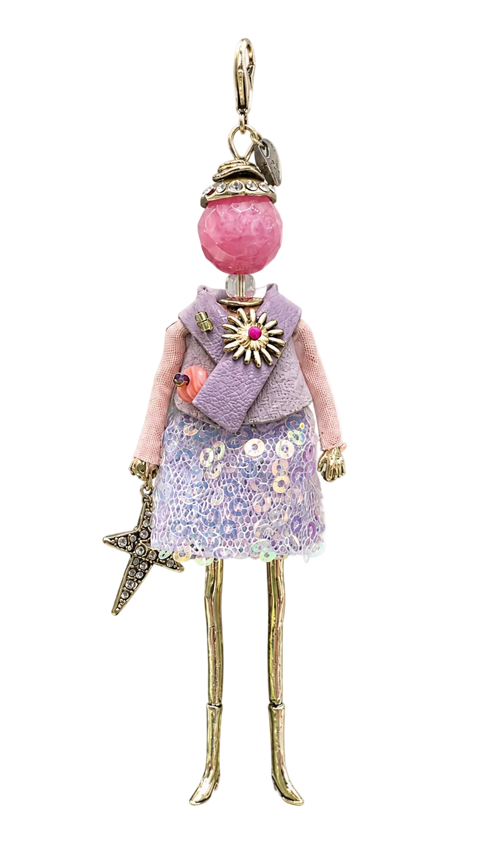 Lila doll pendant