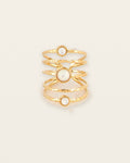 Adèle Ring – White mother-of-pearl