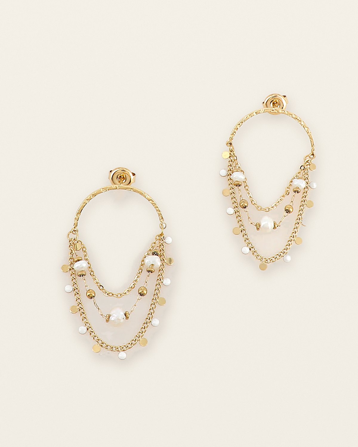 Bérénice Earrings – White pearl