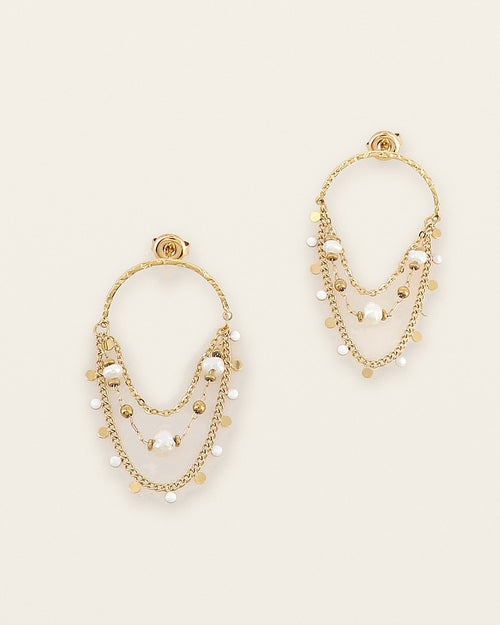 Bérénice Earrings – White pearl