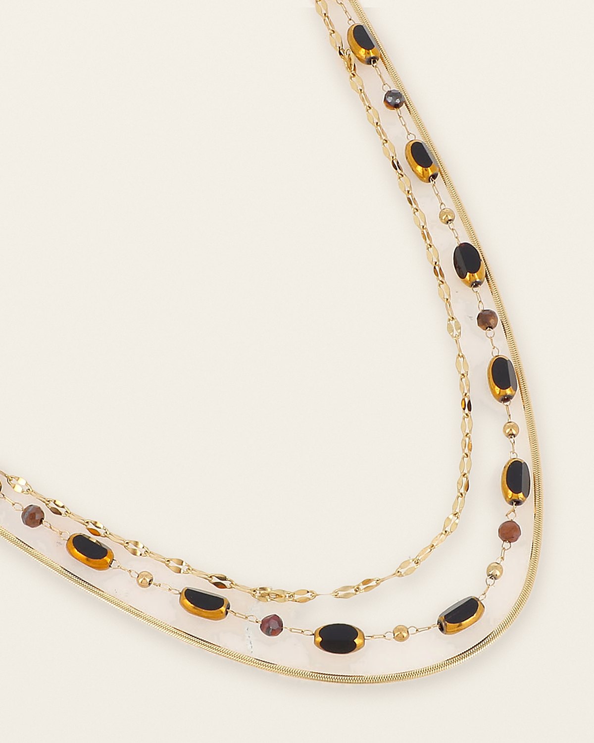 Maëlle Necklace – Black