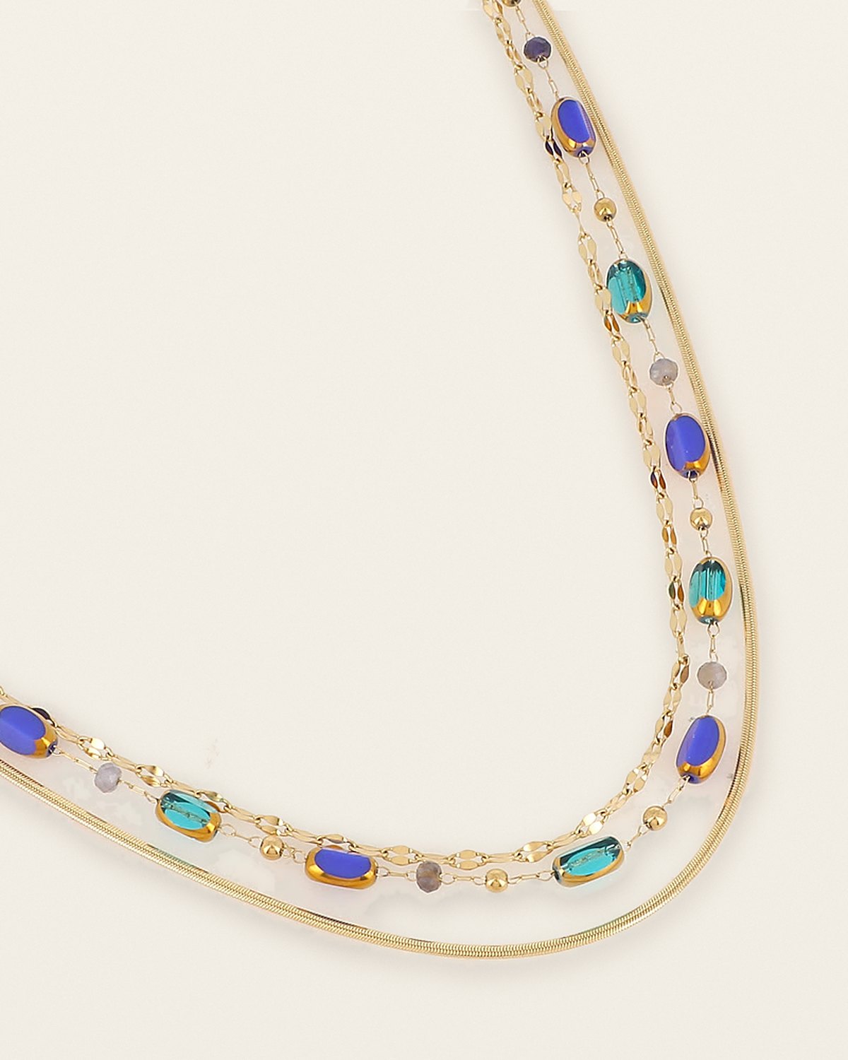 Maëlle Necklace – Blue