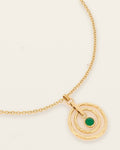 Aurore Necklace – Green agate