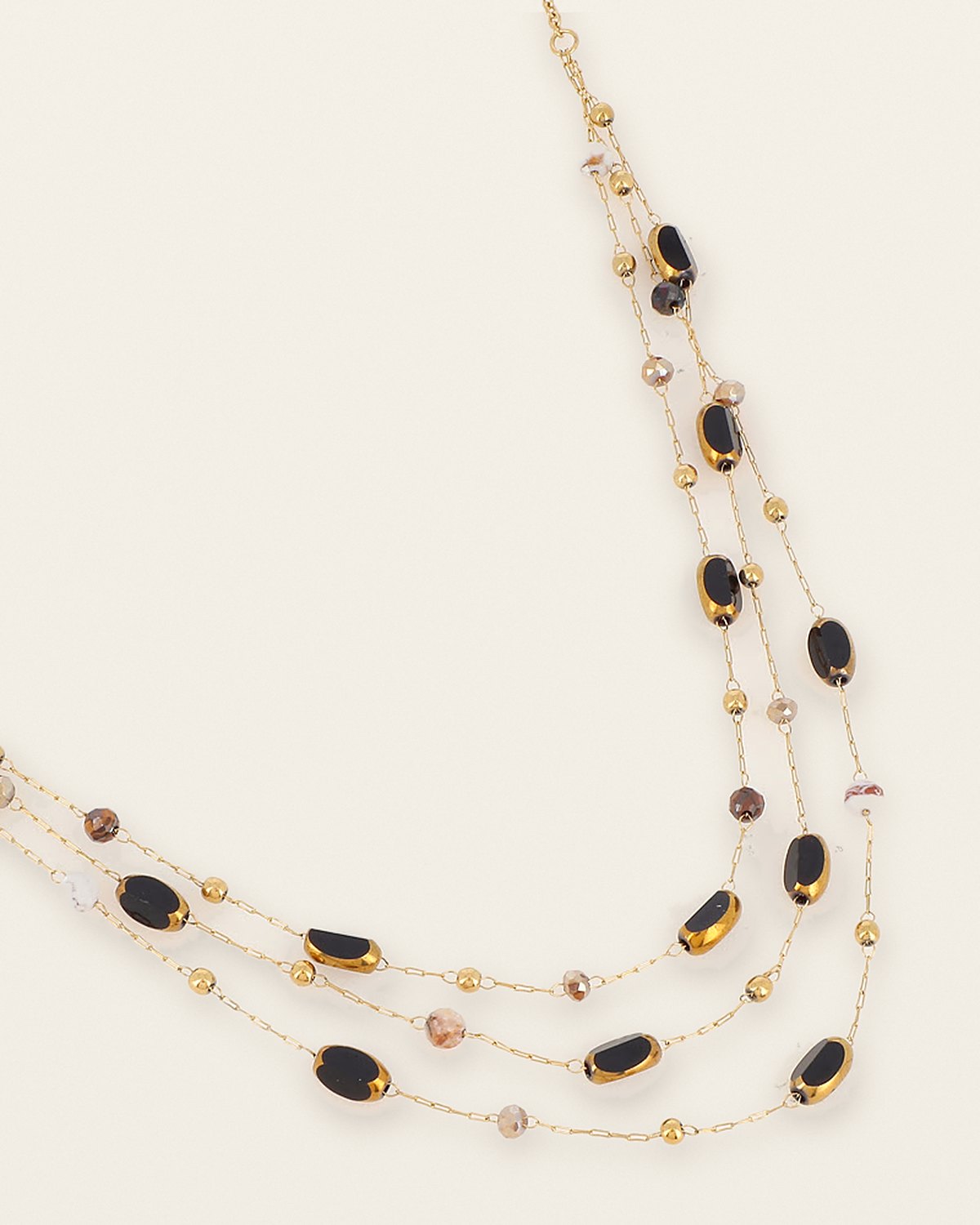 Gabrielle Necklace – Black