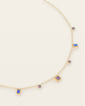 Delphine Necklace – Blue & violet