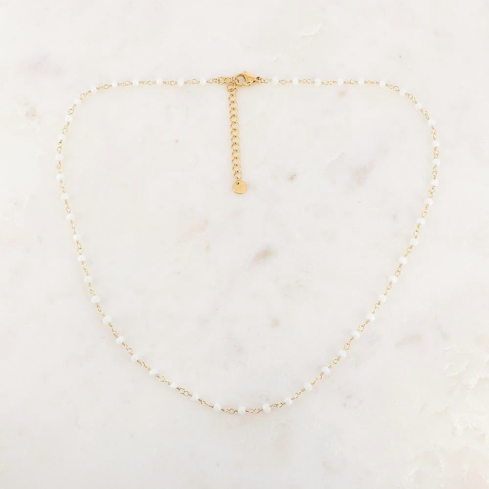 Nadège Necklace – White