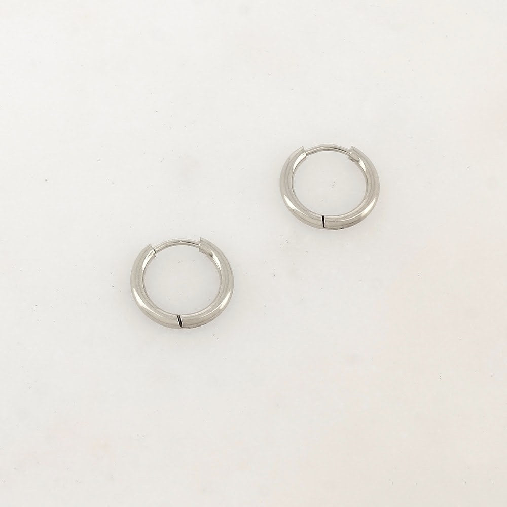 Inès Hoops – Silver, 14 mm
