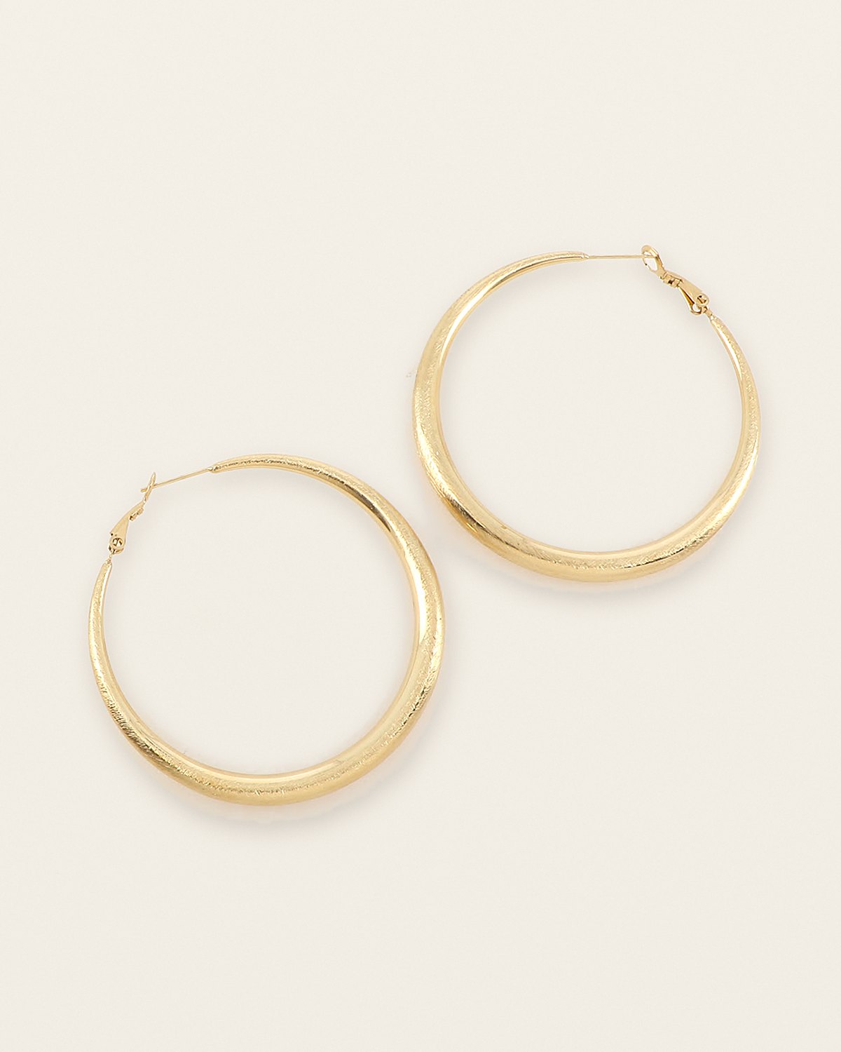 Diane Hoops – Gold, L (55 mm)