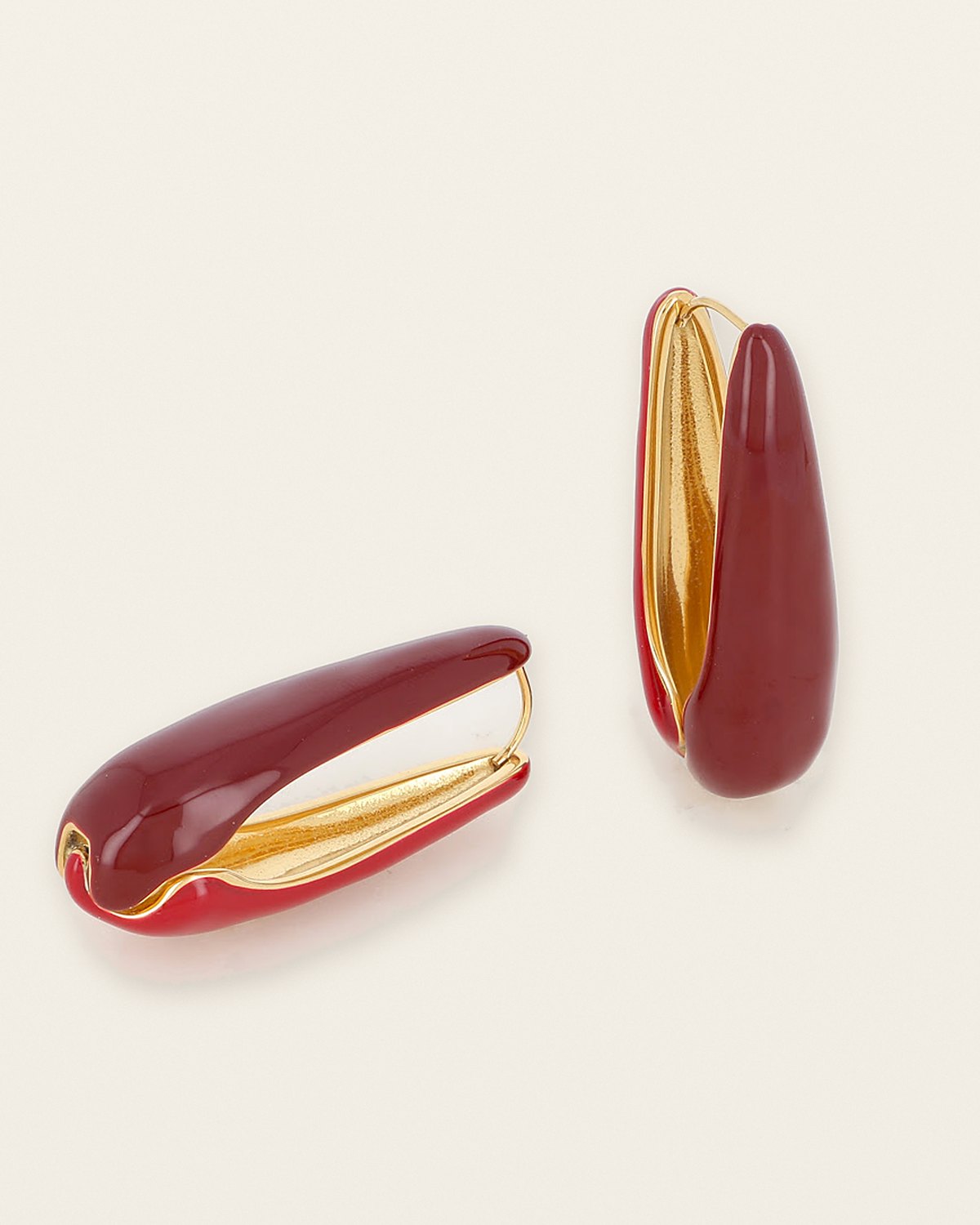 Océane Hoops – Burgundy
