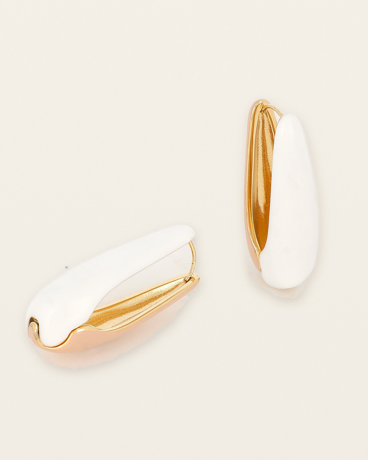 Océane Hoops – White