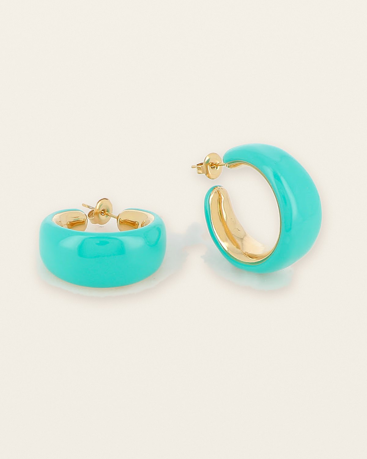 Romane Hoops – Turquoise