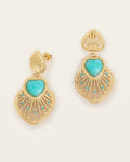 Coralie Earrings – Turquoise